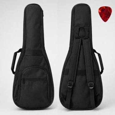 Imagem de Capa Bag Case Cavaquinho Preto Luxo Acolchoada Mochila Top - Bell