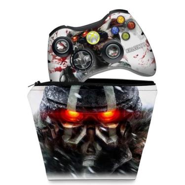 Imagem de Capa Case E Skin Compatível Xbox 360 Controle - Killzone 3 - Pop Arte