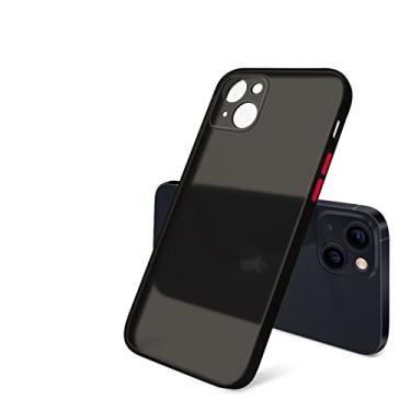 Imagem de Estojo transparente de silicone macio fosco quadrado para iphone 13 12 mini 11 pro max x xs xr 7 8 plus se2020 escudo protetor fino à prova de choque, preto, para ipone se 2020