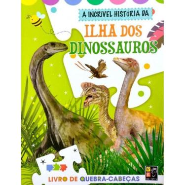 Imagem de Ilha Dos Dinossauros - Livro Quebra Cabeça
