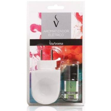 Imagem de Kit Aromatizador Elétrico Bivolt com 01 Essência Capim Limão