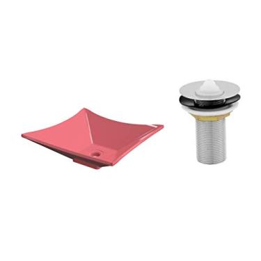 Imagem de Kit Cuba L34 C/Válvula Metal 1'' (2,6cm) Rosa