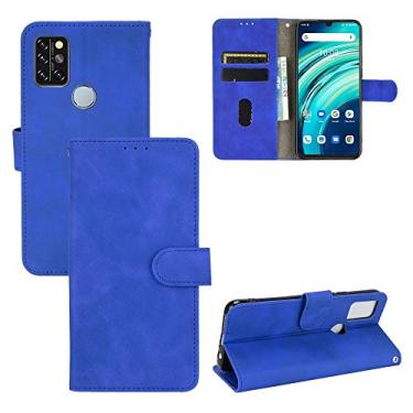 Imagem de For for UMIDIGI A9 Pro Solid Color Skin Feel Magnetic Buckle Horizontal Flip Texture PU Leather Case with Holder & Card Slots & Wallet