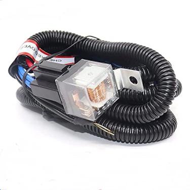 Imagem de TECKEEN Kit de chicote de interruptor de buzina de 2 m para buzina de carro e caminhão