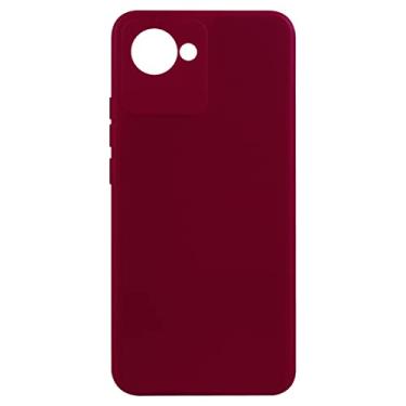 Imagem de Capa Capinha Case Aveludada Vinho Realme C30 6.5 - Luiza Cell25