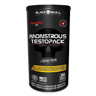 Imagem de Black Skull Monstrous Testopack 30 Cápsulas - Sem Sabor, Keto, Treino