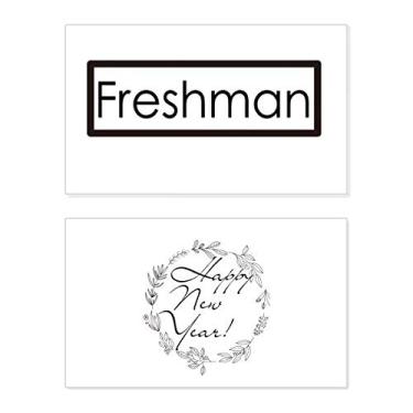 Imagem de Cartão de felicitações New Students Of The University Freshman New Year Festival Bless Message Present