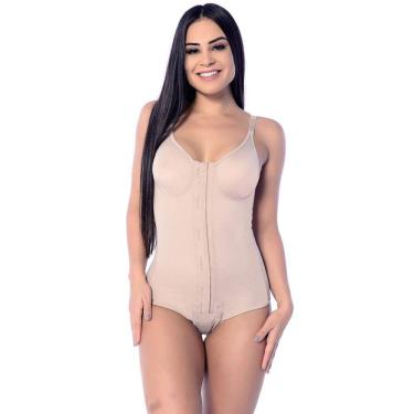 Imagem de Cinta Modeladora Feminina Pós Cirúrgico Abdominoplastia Próteses Mama Seios Peito Pós Operatório