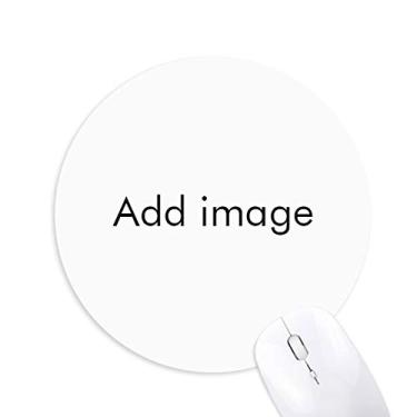 Imagem de Personalizado Adicionar imagem mensagem de imagem personalizada redondo antiderrapante mouse pad jogo escritório mouse pad presente