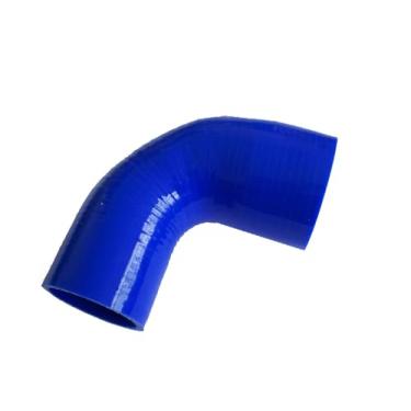 Imagem de JOIUYOLJ Mangueira de cotovelo de redução de 90 graus ID 2,36 a 6,5 cm (60 mm a 65 mm) para tubo de admissão de ar direto universal Turbo Intercooler reforçado 4 camadas 5,4 mm (90D-ID60-65)