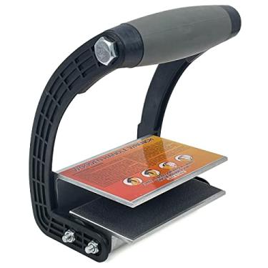 Imagem de Sutekus Suporte de painel de madeira compensada, ferramenta de transporte de drywall resistente, prendedor/grampos de metal para painéis móveis