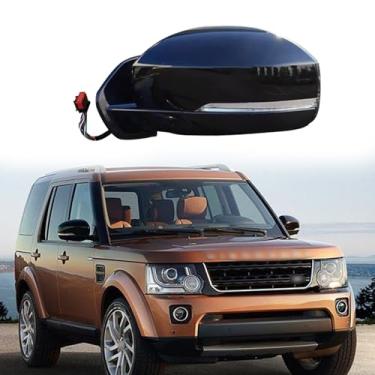 Imagem de Substituição do espelho lateral do motorista adequado para Land Rover Discovery 2014 2015 2016 4 montagem de espelhos laterais espelhos retrovisores de carro espelho retrovisor lateral dobrável