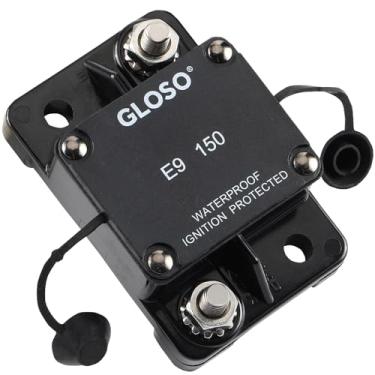 Imagem de GLOSO E97 Auto Reset 60A Montagem de Superfície Impermeável IP67 Marine Automotive Truck Hi-Amp Disjuntor (150A)