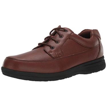 Imagem de Nunn Bush Moc Toe Oxford masculino, Conhaque polido, 13 X-Wide