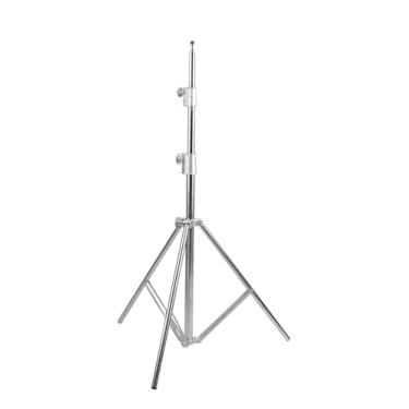 Imagem de Greika FC-S288L Tripé de Iluminação Profissional- Aço Inox- Altura Máxima 2,80mt- Sem Rodinhas, capacidade de até 8Kg