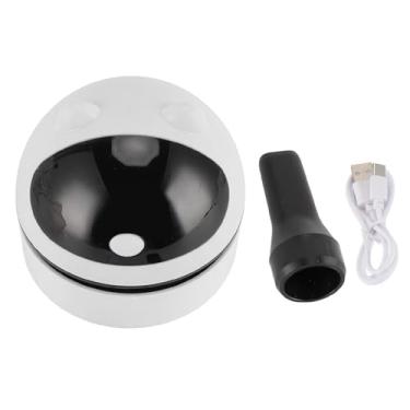 Imagem de Aspirador de pó de Mesa, Varredor de Poeira Recarregável Leve Portátil para Limpeza de Piano de Teclado Com Bocal de Sucção (WHITE)