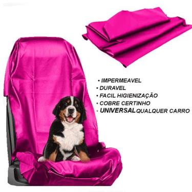 Imagem de Capa Protetor Carro Banco banco ROSA dianteiro Frente Oficina Mecânico