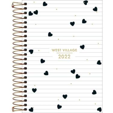 Imagem de Agenda Espiral Diária 14x20cm West Village 2022 Tilibra