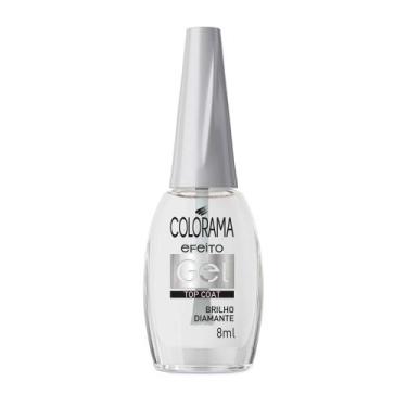 Imagem de Esmalte Colorama Top Coat Efeito Gel Brilho Diamante 8ml