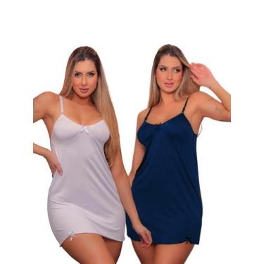 Imagem de Kit 2 camisola lisa branca e azul  - LA CASA, G