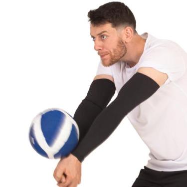 Imagem de Par de manguito manga infantil e adulto Proteção UV50 Esportes Lavin B