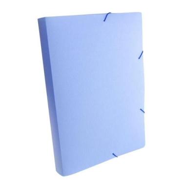 Imagem de Pasta Aba Elástico Serena Pastel Azul - Dello