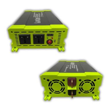 Imagem de Inversor De Energia Onda Pura Lucky 1500w 12v 110v Alta eficiência  So