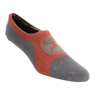 Imagem de Hooey Meias atléticas unissex, invisíveis e comprimento de bota, compressão confortável, 2 unidades, hena carvão/branco preto (invisível), GG, Hena carvão/branco preto (não aparece), X-Large