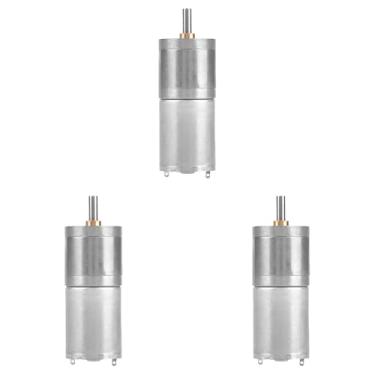 Imagem de 3 Unidades 25mm DC 12V 25GA-370 Motor de Engrenagem de Metal de Baixa Velocidade para Fechaduras Eletrônicas para Carro de Brinquedo Elétrico e Motocicleta Infantil