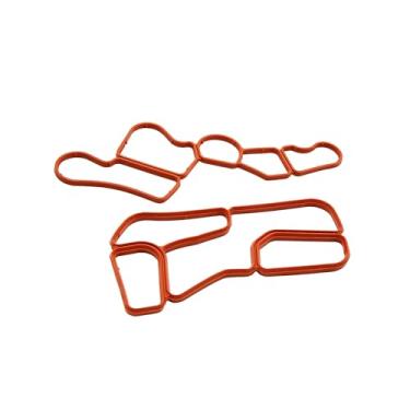 Imagem de TUCKBOLD Conjunto de junta do invólucro do filtro de óleo do motor para peças automotivas Mercedes-Benz 2721840080 2721840280