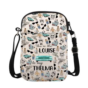 Imagem de ZJXHPO Bolsa tiracolo Thelma And Louise Cross Sister Road Trip You're The Louise To My Thelma Messenger Bag, Louise to Thelma Cb