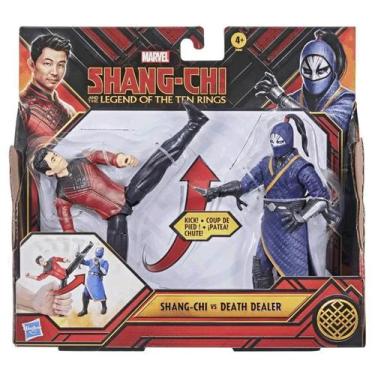 Imagem de 2 Bonecos Marvel Disney Shang Chi Mestre do Kung Fu Hasbro