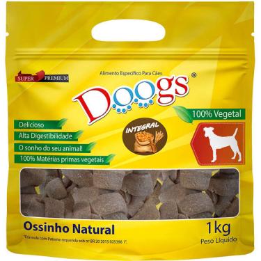 Imagem de Osso Doogs Super Premium para Cães Porte Pequeno Sabor Baunilha 3/4 - 1Kg