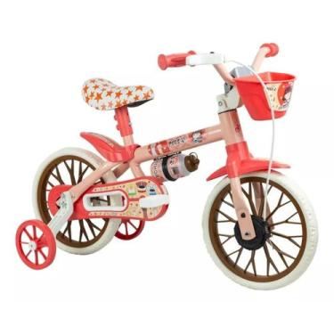 Imagem de Bicicleta Infantil Nathor Aro 12 Pets Rodinhas de Segurança
