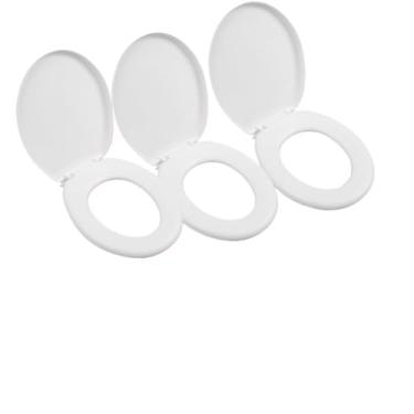 Imagem de Assento Sanitário Almofadado Tampa Vaso Oval Universal Estampado Privada Confortável Espuma Macia(3 UNIDADES SORTIDAS)