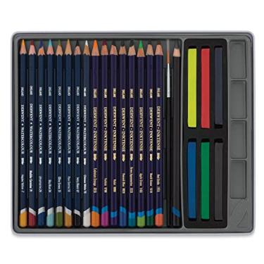 Imagem de Derwent Lápis de cor, aquarela, lápis de cor de água, desenho, arte, lata de metal, 24 unidades (0700304)