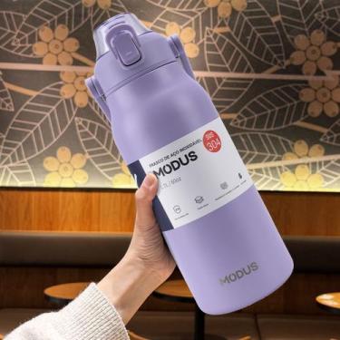 Imagem de Garrafa Térmica de Café Água Suco 1,7 Litros Bebidas Quentes Frias Aço