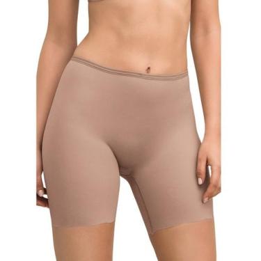 Imagem de Bermuda Modeladora Virtuel Microfibra Demillus 94498, Bege, GG