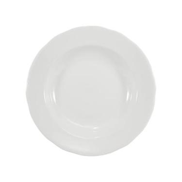 Imagem de Prato Fundo 23 cm Porcelana Schmidt - Mod. Izabel, Branco