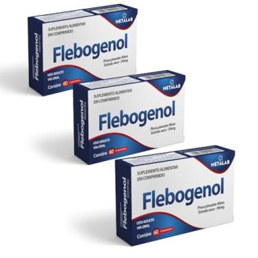 Imagem de Pinus Pinaster Flebogenol 50mg Combo 3 Caixas C/60comp, Picnogenol, similar Flebon