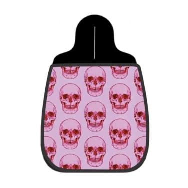 Imagem de Lixeira De Carro Organizador Lixinhocar Estampa Caveiras Rosas