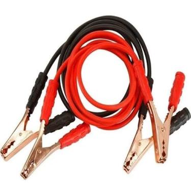 Imagem de Cabo Auxiliar de Partida 1200A 1,85m para Carros, SUVs e Caminhonetes com Garras Jacaré Reforçadas e Bolsa de Transporte