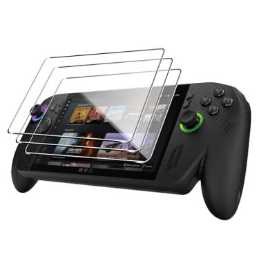 Imagem de Fhyeugfy [Pacote com 3 protetores de tela ROG XBOX ALLY/ALLY X, 17,8 cm, vidro temperado, transparente HD, antiarranhões, anti-impressões digitais, à prova de estilhaçamento, sem bolhas