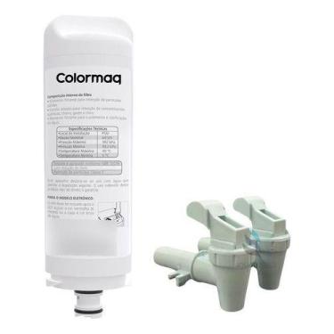 Imagem de Kit 2 Torneiras + Refil para Filtro Purificador Colormaq Acqua - no-br