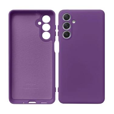 Imagem de [GL CASES] Capa Samsung M54 Capinha Samsung M54 Case Aveludada Anti Impacto Reforçada Silicone Emborrachado Com Proteção De Câmera (Roxo)
