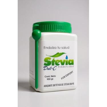 Imagem de Stevia Dul-C Adoçante Dietético Natural em Pó, 100g, Sem Sabor Residual - Kit Com 3