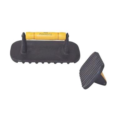Imagem de Amassador de Bife Grande de Ferro Fundido 12x8cm RIG