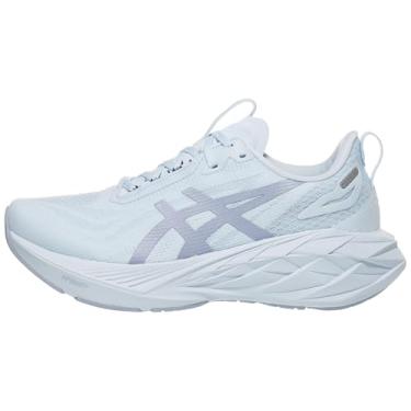 Imagem de ASICS NOVABLAST 4 Tênis de corrida feminino, Cinza claro/cinza e azul, 39