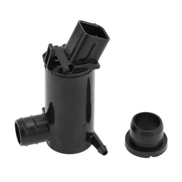 Imagem de VekAuto Bomba de lavagem de para-brisa com anel de borracha para GENESIS G70 2019-2023 Bomba de fluido de arruela Bomba de limpador de para-brisa Nº 9851026000/98511C000 Preto 1 peça