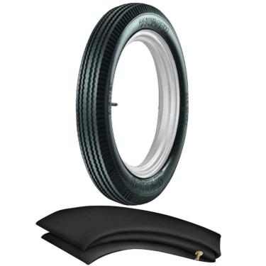 Imagem de Kit Pneu Carroça Charrete 450-21 4 Lonas Selvagem Maggion + Camara